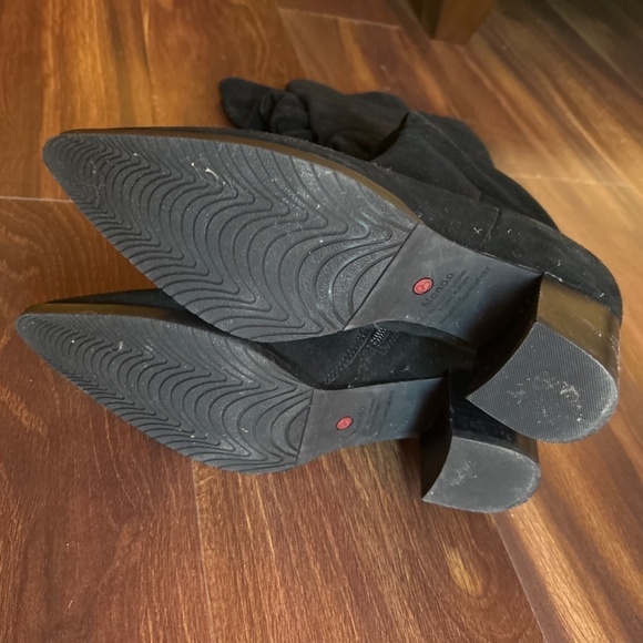 BLONDO Waterproof Pull On Suede Leather Heeled Boots size 8.5 - Picture 3 of 8